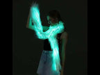 Zyoz Premium LED Faux Fur Scarf | Light-Up Glow Boa for Raves, Festivals & Winter Outfits