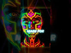 ZYOZ Party Glow Neon Paint Glow in the Dark Face, Body, Blacklight Lipstick 1pc
