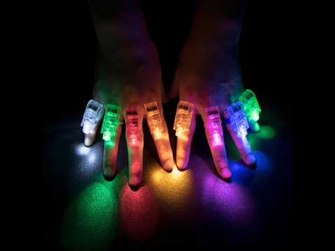 ZYOZ LED finger ring & Festival Light-Up Accessories Light Up Finger Rings for Parties