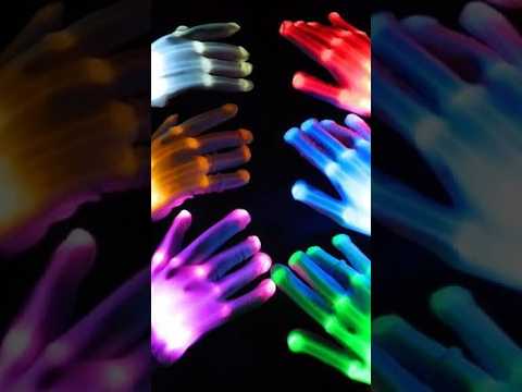 ZYOZ LED Rave Gloves – Multi-Color Light-Up Finger Glow Gloves for Festivals & Parties