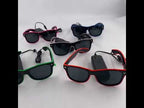 Zyoz™ Neon EL Wire Light-Up Sunglasses – Wired Battery Pack Party & Rave Glasses