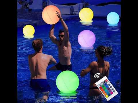 ZYOZ Inflatable LED Ball – Light Up Pool Ball, Glowing Beach Ball, Inflatable LED Ball 1 pc