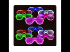 Zyoz  LED Shutter Glasses Aviator Style – Neon Light Up Rave Shades