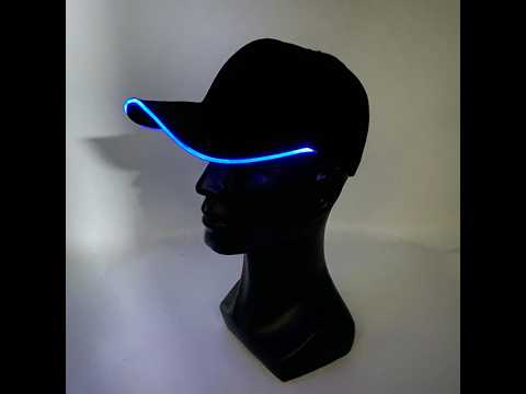 ZYOZ LED Glow Baseball Cap – Adjustable Light Up Hat for Raves, Festivals & Night Out