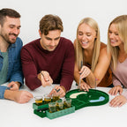 Putt Sip Mini Golf Drinking Game Set for Adults Portable Indoor/Outdoor Realistic Putting Green with Metal Shot Glasses, Golf Balls Clubs Fun Party Games for Golf Lovers, Nights Social Gatherings