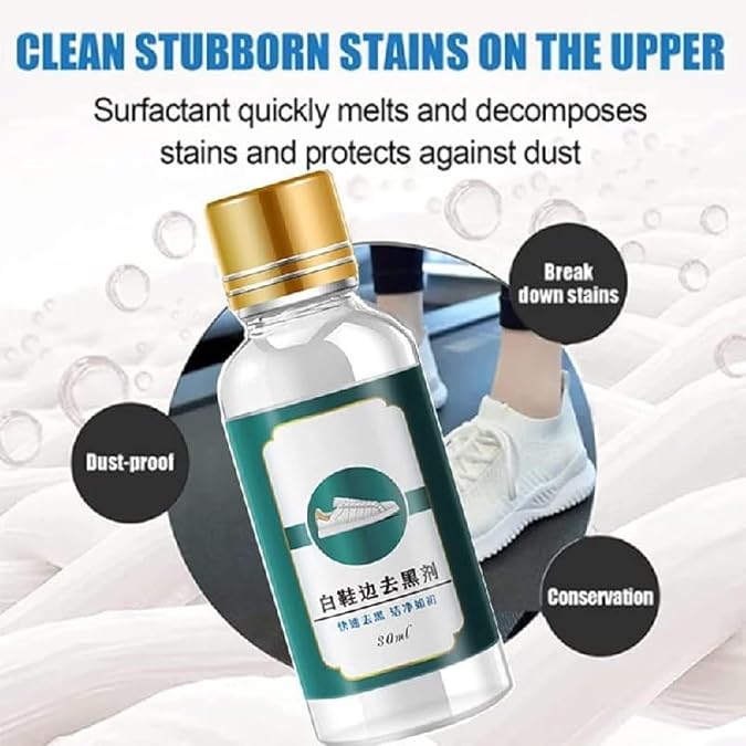 Yellow Stain Remover for Shoes, Shoes Whitening Cleaner, Shoe Cleaning Kit Whitening Cleansing Gel | Leather Scratch Cleaner