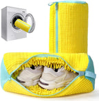 Shoe Washing Machine Bag Laundry Shoe Bag for Washer & Dryer, Reusable with Durable Zipper for Sneakers & Delicates 360° Deep Cleaning Washable Laundry Organizer Bag