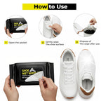 Shoe Wipes(80 Pcs each) Instant Sneaker Cleaner Shoe Cleaning Pads For Footwear Quick Remove Dirt Stain Polish Wipes Premium Sneakers Care Kit
