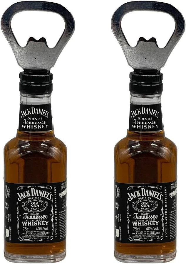 Whiskey Bottle Bottle Opener – Fun Fridge Magnet Opener for Beer, Wine & Soda Bottles 1pc Secondary image