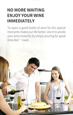 Wine Pourer & Portable Wine Decanter – 1 Pc Wine Pouring Spout for Parties, Bars & Home Use