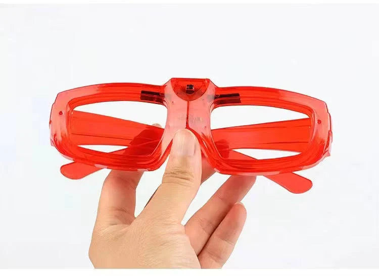 Zyoz LED Oval Shape Light-Up Glasses | Neon Party Glow Eyewear for Festivals & Raves Main image