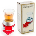 Spin the Shot Drinking Game for Bachelor Party, Friends & Family Nights | Fun with Spinner & Glass | Drinking Roulette Adult Party Supplies
