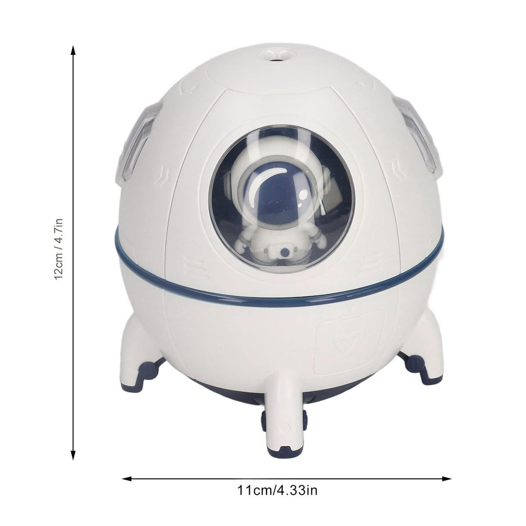 Space Capsule Astronaut Humidifier, Humidifiers for Bedroom, Mini Cute Humidifier,220ml USB Ultrasonic Quiet Air Humidifiers for Home Car Bedroom Office and Travel