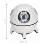Space Capsule Astronaut Humidifier, Humidifiers for Bedroom, Mini Cute Humidifier,220ml USB Ultrasonic Quiet Air Humidifiers for Home Car Bedroom Office and Travel