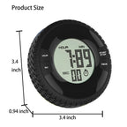 Waterproof Tire Shape Electronic Digital Alarm Clock Timer with Fridge Magnet random colour
