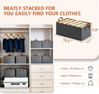 Storage Bag Without Lid (Grey) – Foldable Canvas Wardrobe Organiser, Stackable Steel Frame Storage Bin for Clothes, Bedding, Saree, Blanket & Closet (1)