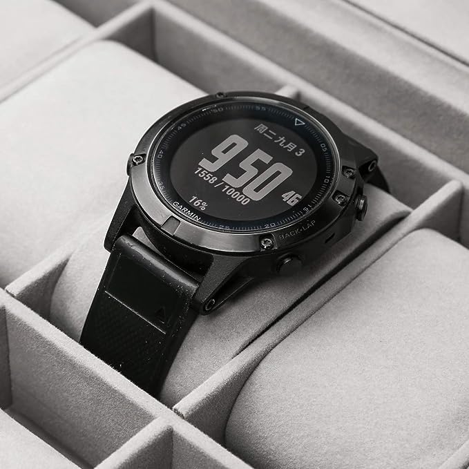 ZYOZ Styleys Watch Box 12 Slots Travel Watch Storage Case Zipper Wristwatch Organizer Box Organizer