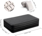 ZYOZ Styleys Watch Box 12 Slots Travel Watch Storage Case Zipper Wristwatch Organizer Box Organizer