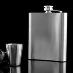 ZYOZ Stainless Steel 8Oz  Liquor Hip Flask and Wine Whiskey Vodka Alcohol Drinks Pocket Bottle for Men Women ( 7 OZ)